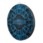 Cible De Fléchettes Bagues et ondulations Bleu (Devant droit)
