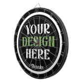 Cible De Fléchettes baiser personnalisé, unique, élégant et minimalist (Devant droit)