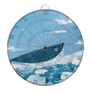 Cible De Fléchettes Baleine arctique