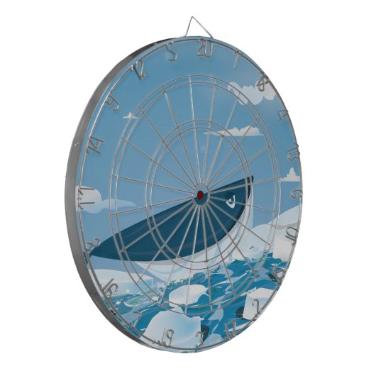 Cible De Fléchettes Baleine arctique (Devant gauche)