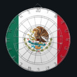 Cible De Fléchettes Bandera de México - Drapeau du Mexique - Drapeau d<br><div class="desc">Bandera de México - Drapeau du Mexique - Drapeau du Mexique - Escudo Nacional de México - Emblème du Mexique - Bandera Mexicana - Escudo de la Bandera de Mexico - Emblema Mexicano</div>