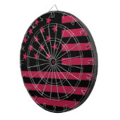 Cible De Fléchettes Bannière noire épangée par l'étoile drapeau améric (Devant droit)