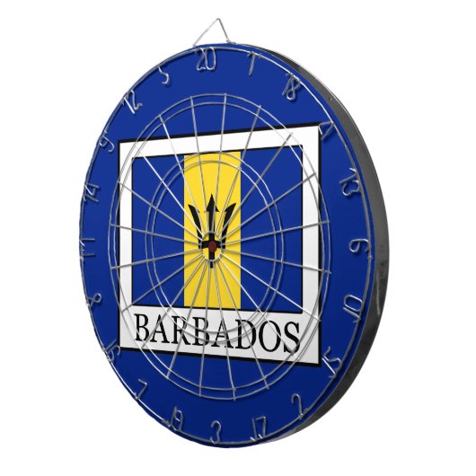 Cible De Fléchettes Barbade (Devant droit)