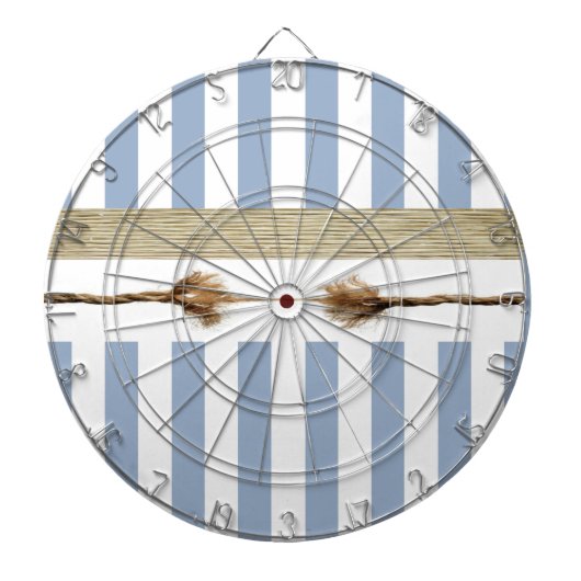 Cible De Fléchettes Barre Bleu & Blanc (Devant)