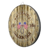 Cible De Fléchettes Barre de salle américaine rustique (Devant droit)