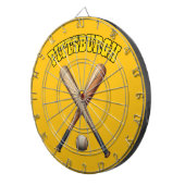 Cible De Fléchettes Baseball de Pittsburgh (Devant droit)
