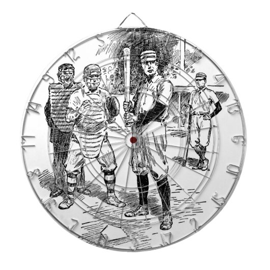 Cible De Fléchettes Baseball : Joueurs (Devant)