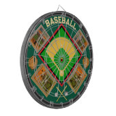 Cible De Fléchettes Baseball personnalisé VOS PHOTOS (Devant gauche)