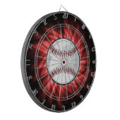 Cible De Fléchettes Baseball rouge (Devant gauche)