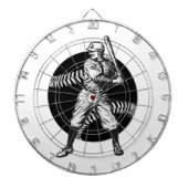 Cible De Fléchettes Baseball : Vintage (Devant)