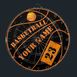 Cible De Fléchettes Basket-ball personnalisé<br><div class="desc">Pour les amateurs de basket-ball. Bon appétit !</div>