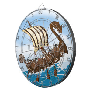 Cible De Fléchettes Bateau Viking