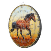 Cible De Fléchettes Bay Horse Galloping (Devant droit)