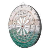 Cible De Fléchettes Beach House Waves Nom de famille (Devant droit)