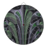 Cible De Fléchettes Beau Extraordinaire Vert Aurora Texture Art Design (Devant)