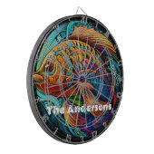 Cible De Fléchettes Beau Poisson Vibrant (Devant gauche)