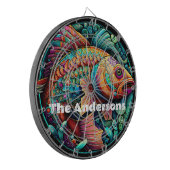 Cible De Fléchettes Beau Poisson Vibrant (Devant gauche)