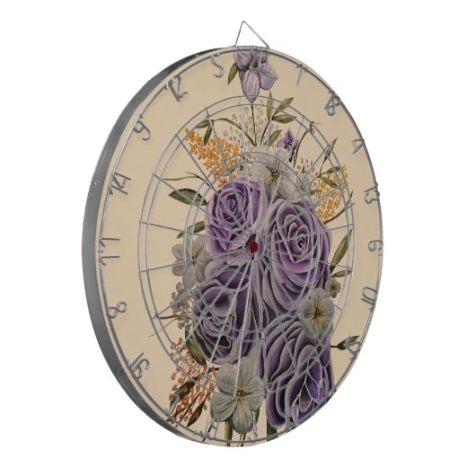 Cible De Fléchettes Beauté pourpre (Devant gauche)