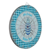 Cible De Fléchettes Bébé Bleu mignon Bee Bee Personnalisé (Devant gauche)