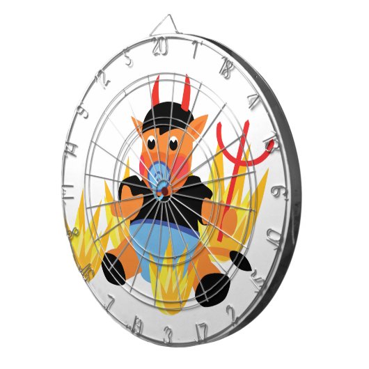 Cible De Fléchettes bébé diable (Devant droit)