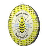 Cible De Fléchettes Bébé jaune mignon abeille Genre Révéler Neutre Per (Devant droit)