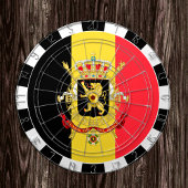 Cible De Fléchettes Belgium Dartboard & Belgian Flag / game board