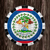Cible De Fléchettes Bélize Darboard & Belize Drapeau / jeu