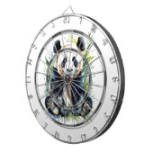 Cible De Fléchettes Belle aquarelle Panda Bear Régulation (Devant droit)