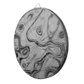 Cible De Fléchettes Belle belle cendre gris texture couleur Art Imprim (Devant droit)