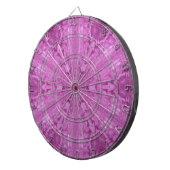 Cible De Fléchettes Belle fille rose dentelle Motif Kaleidoscope (Devant droit)