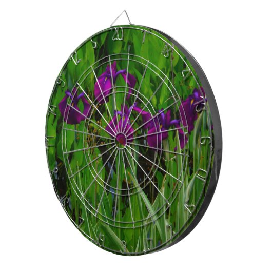 Cible De Fléchettes Belle Iris Violet (Devant droit)