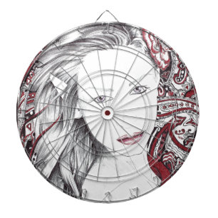 Cible De Fléchettes Belle Paisley Femme Elf