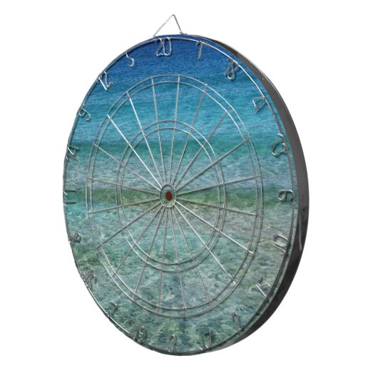 Cible De Fléchettes Belle plage de sable (Devant droit)