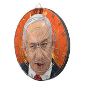 Cible De Fléchettes Benjamin "Bibi" Netanyahu Premier ministre d'Israë (Devant droit)