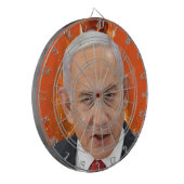 Cible De Fléchettes Benjamin "Bibi" Netanyahu Premier ministre d'Israë (Devant gauche)
