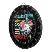 Cible De Fléchettes Berger allemand papa, Chien papa (Devant droit)