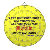 CIBLE DE FLÉCHETTES BIÈRE (Devant)