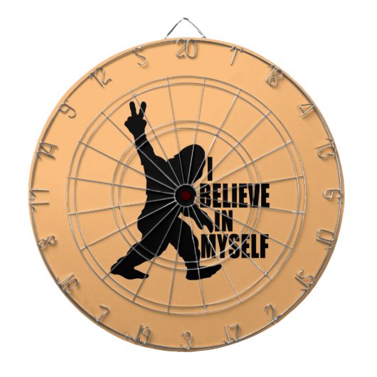 Cible De Fléchettes Bigfoot-Je crois en moi-même (Devant)