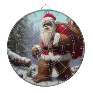 Cible De Fléchettes Bigfoot Santa Claus