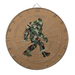 Cible De Fléchettes Bigfoot Sasquatch Camo