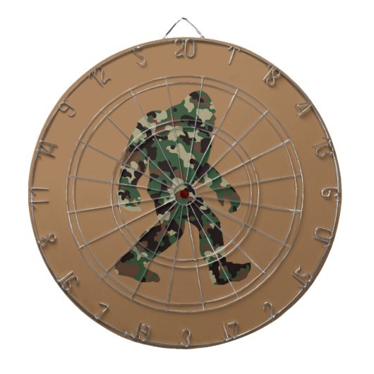Cible De Fléchettes Bigfoot Sasquatch Camo (Devant)