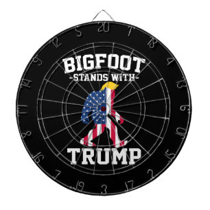 Cible De Fléchettes Bigfoot soutient Trump Élections 2024