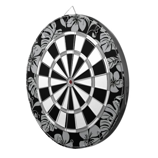 CIBLE DE FLÉCHETTES BIKINI ROSE (NOIR/GRIS) (Devant droit)