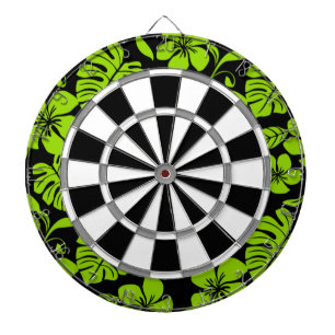 CIBLE DE FLÉCHETTES BIKINI ROSE (NOIR/LIME)