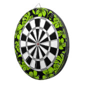 CIBLE DE FLÉCHETTES BIKINI ROSE (NOIR/LIME) (Devant droit)