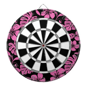 CIBLE DE FLÉCHETTES BIKINI ROSE (NOIR/ROSE)