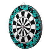 CIBLE DE FLÉCHETTES BIKINI ROSE (NOIR/TURQUOISE) (Devant droit)