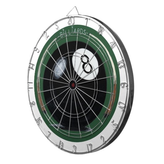 Cible De Fléchettes Billard (Devant droit)