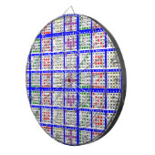 Cible De Fléchettes Bingo Game Motifs Grille (Devant droit)