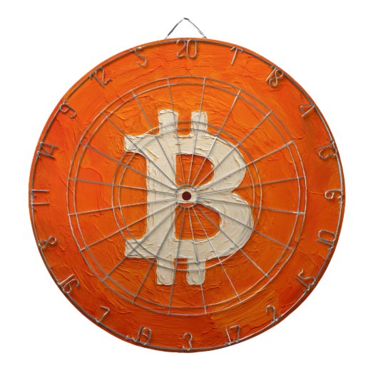 Cible De Fléchettes Bitcoin Standard (Huile, Style : 3) (Devant)